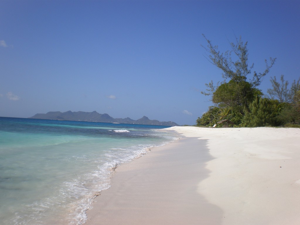 le sable blanc des Antilles