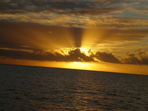 coucher de soleil les Grenadines